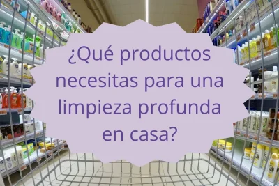 productos para limpieza profunda en casa